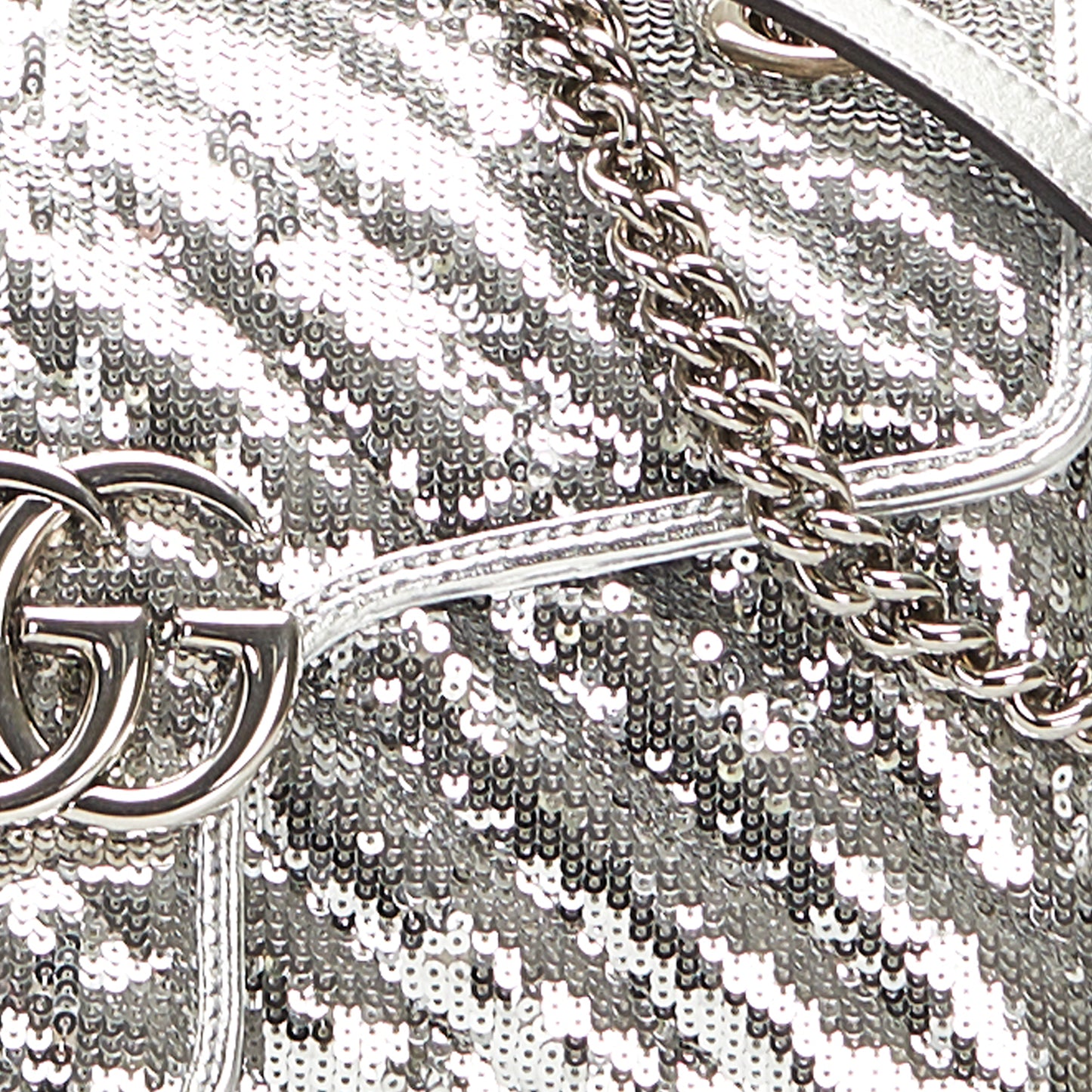 Sequin GG Marmont Small Matelasse