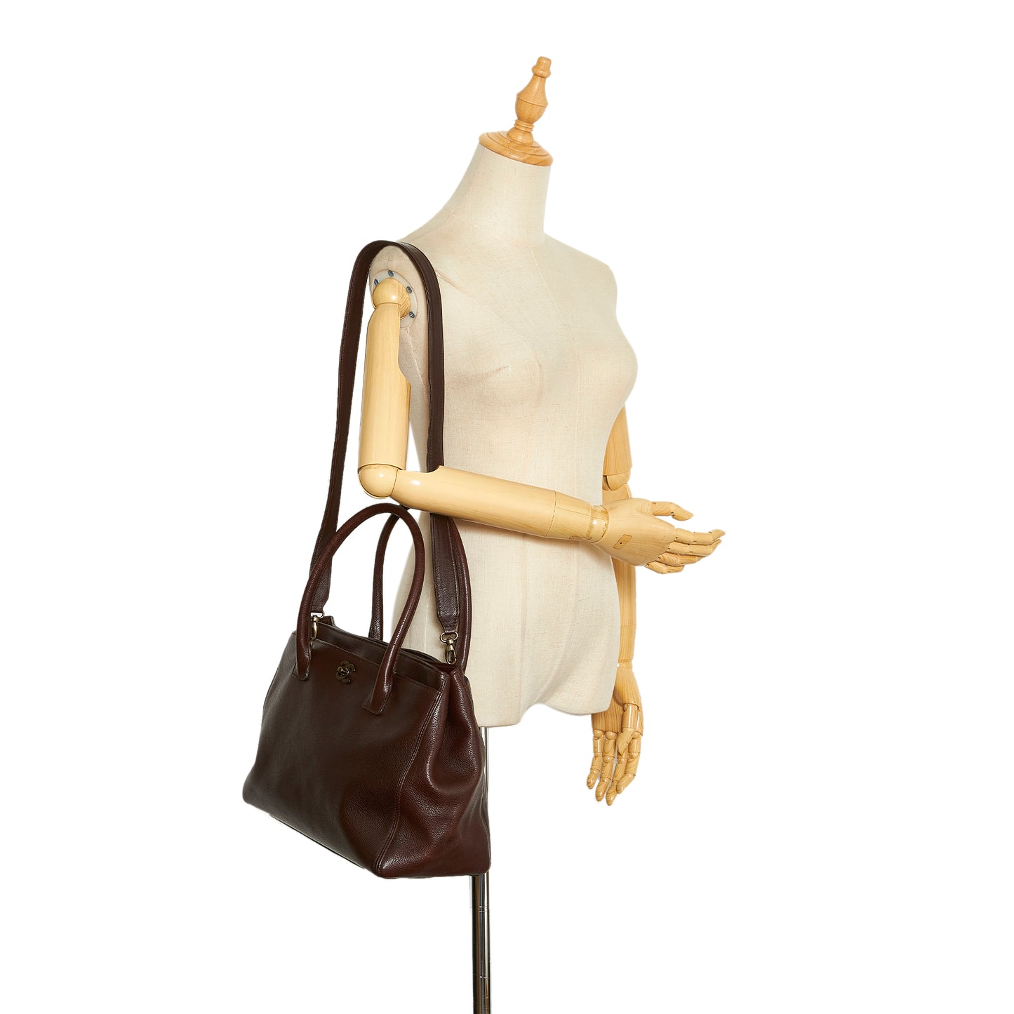 Medium CC Caviar Cerf Tote