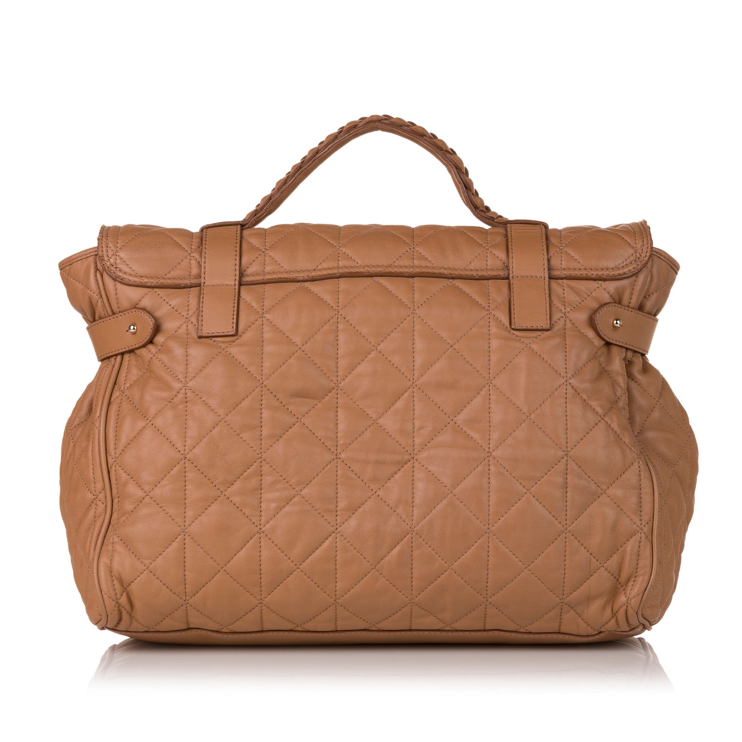 Alexa Quilted Leather Satchel