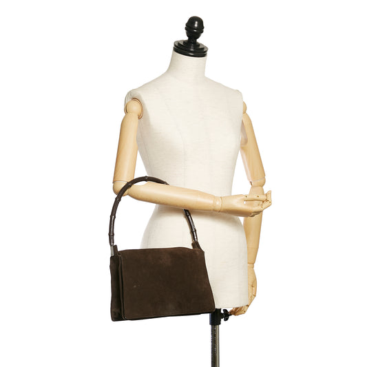 Bamboo Suede Handbag