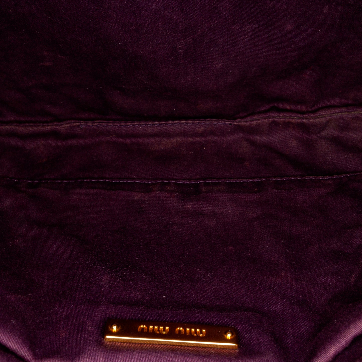 Matelasse Leather Clutch Bag