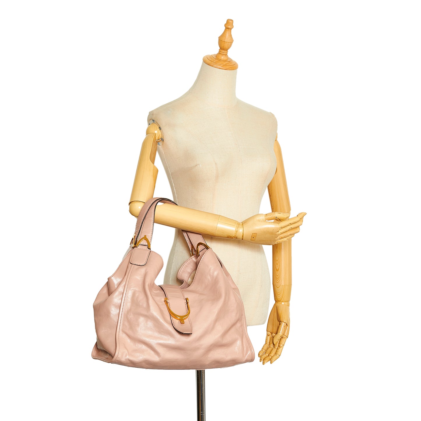 Soft Stirrup Nubuck Tote Bag