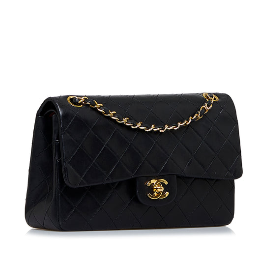 Small Classic Lambskin Double Flap