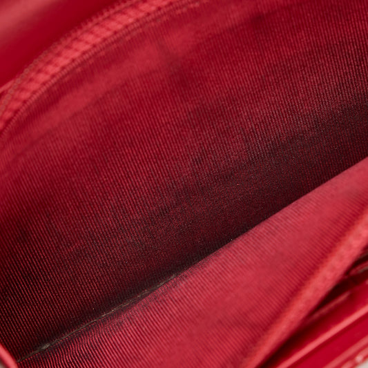 Brilliant Patent Flap Continental Wallet