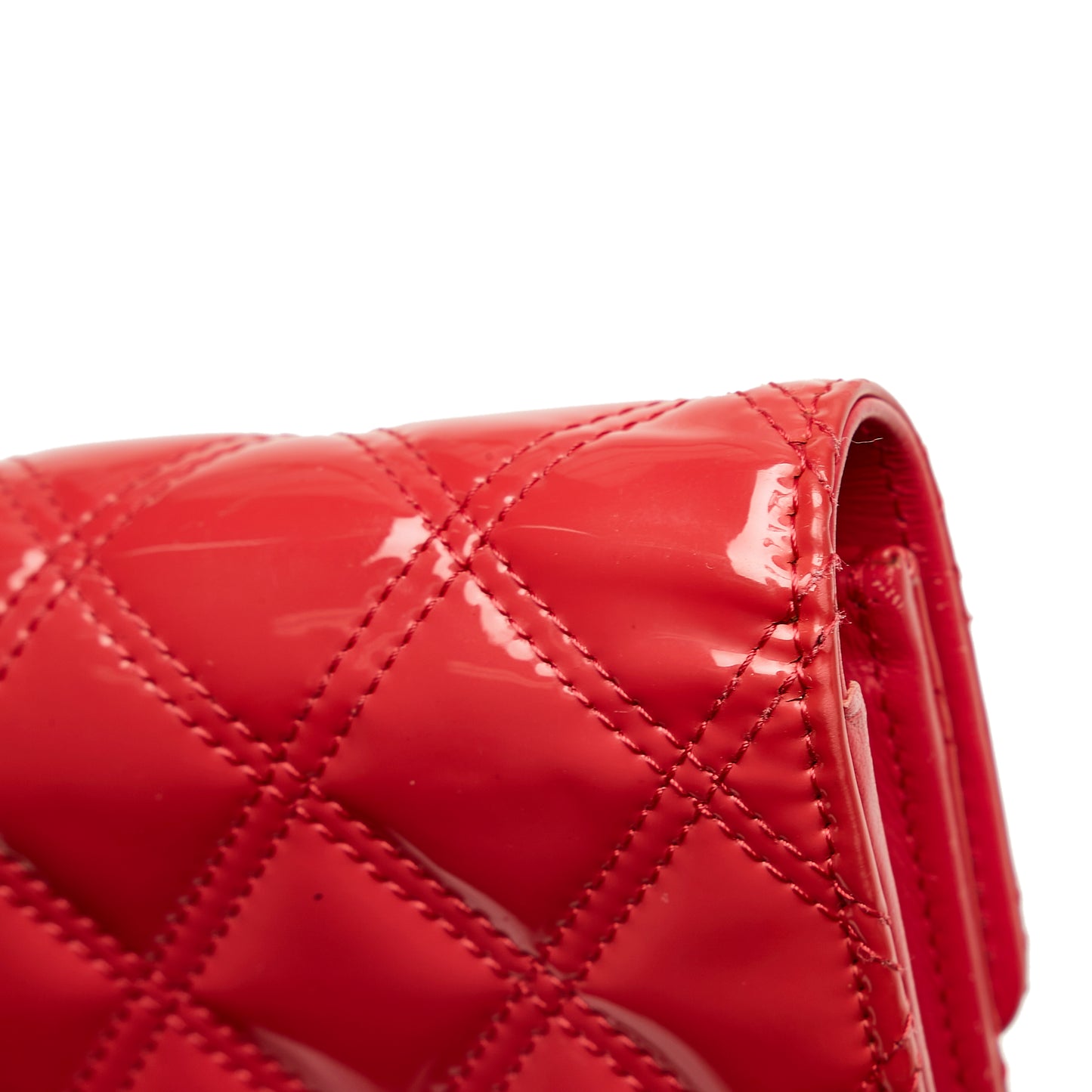 Brilliant Patent Flap Continental Wallet