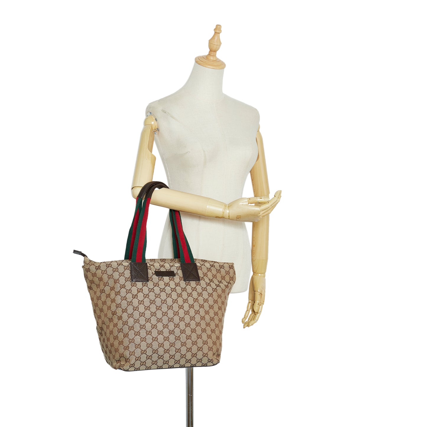 GG Canvas Web Tote