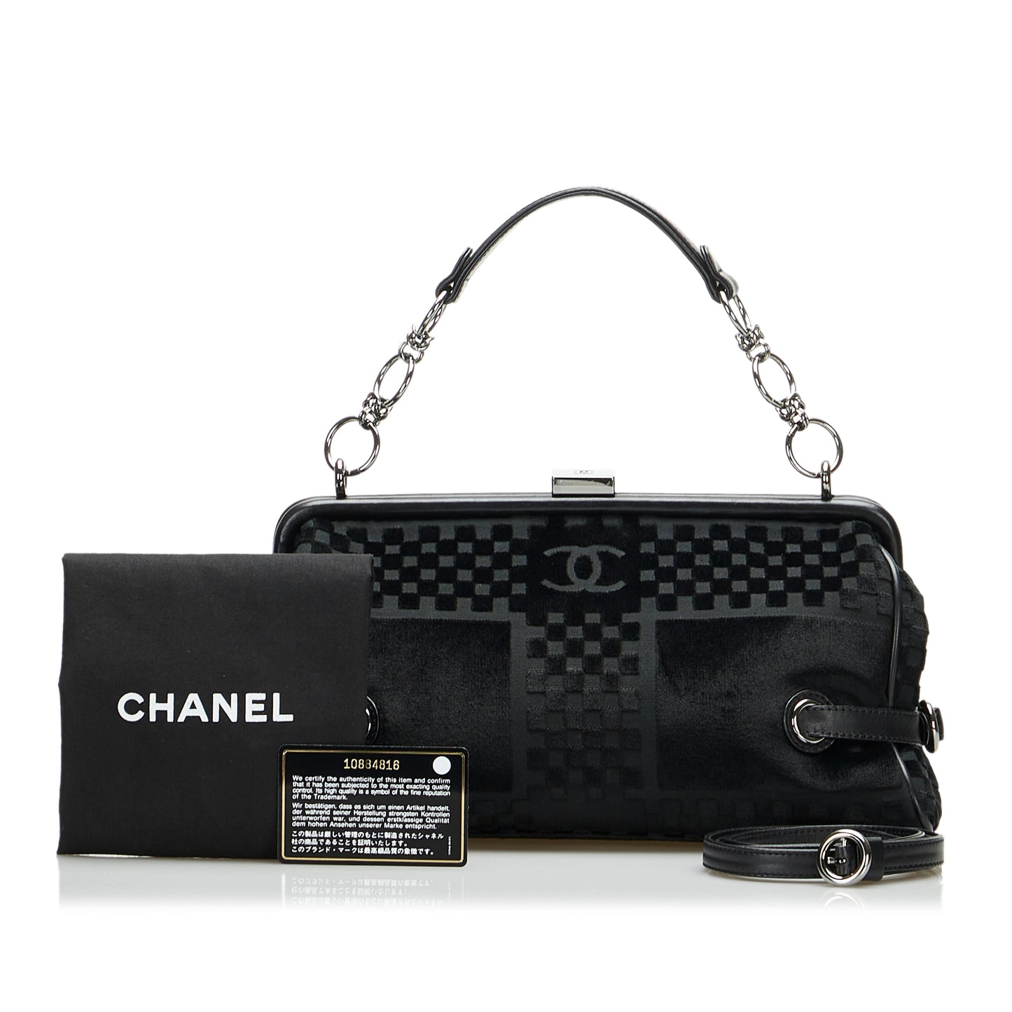 CC Checkered Satchel