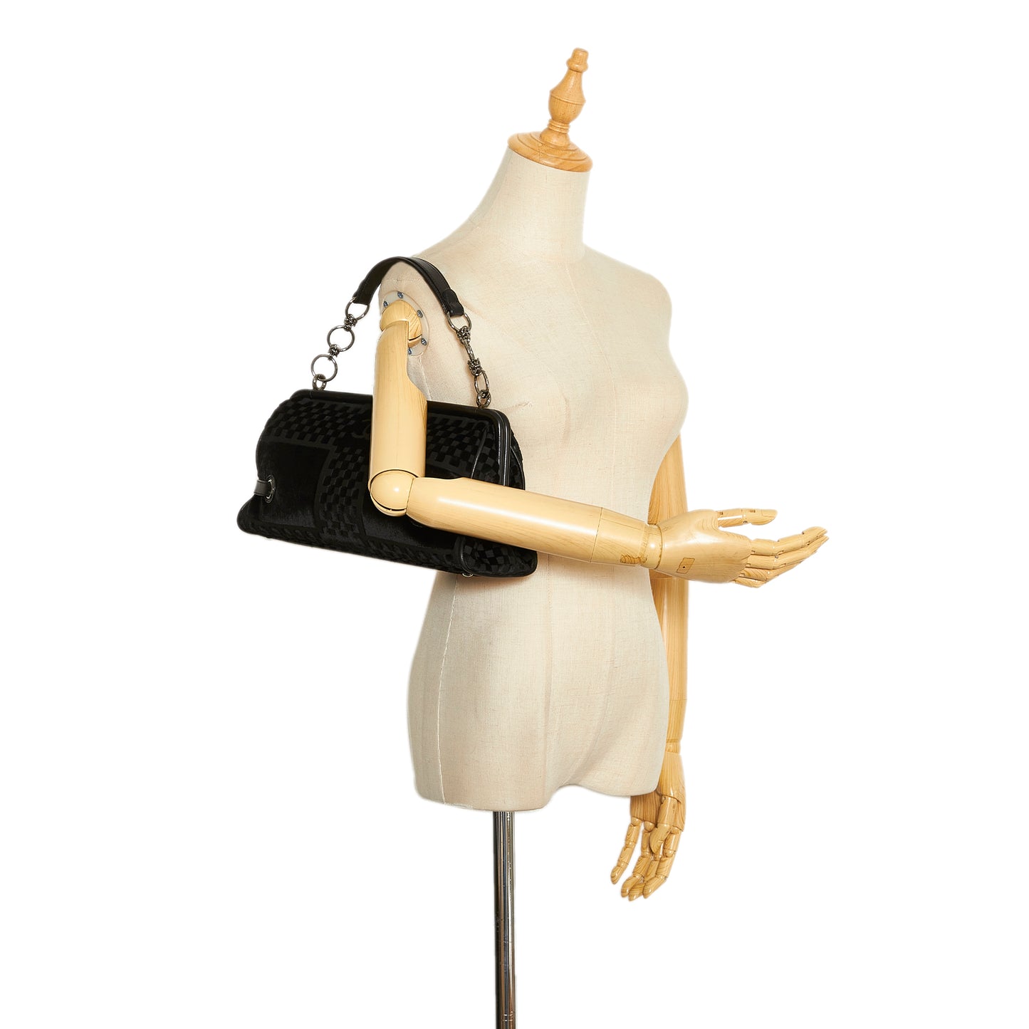 CC Checkered Satchel