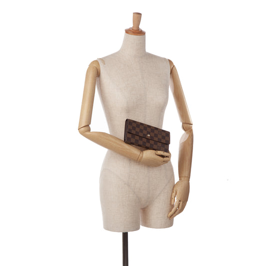 Damier Ebene Sarah Wallet