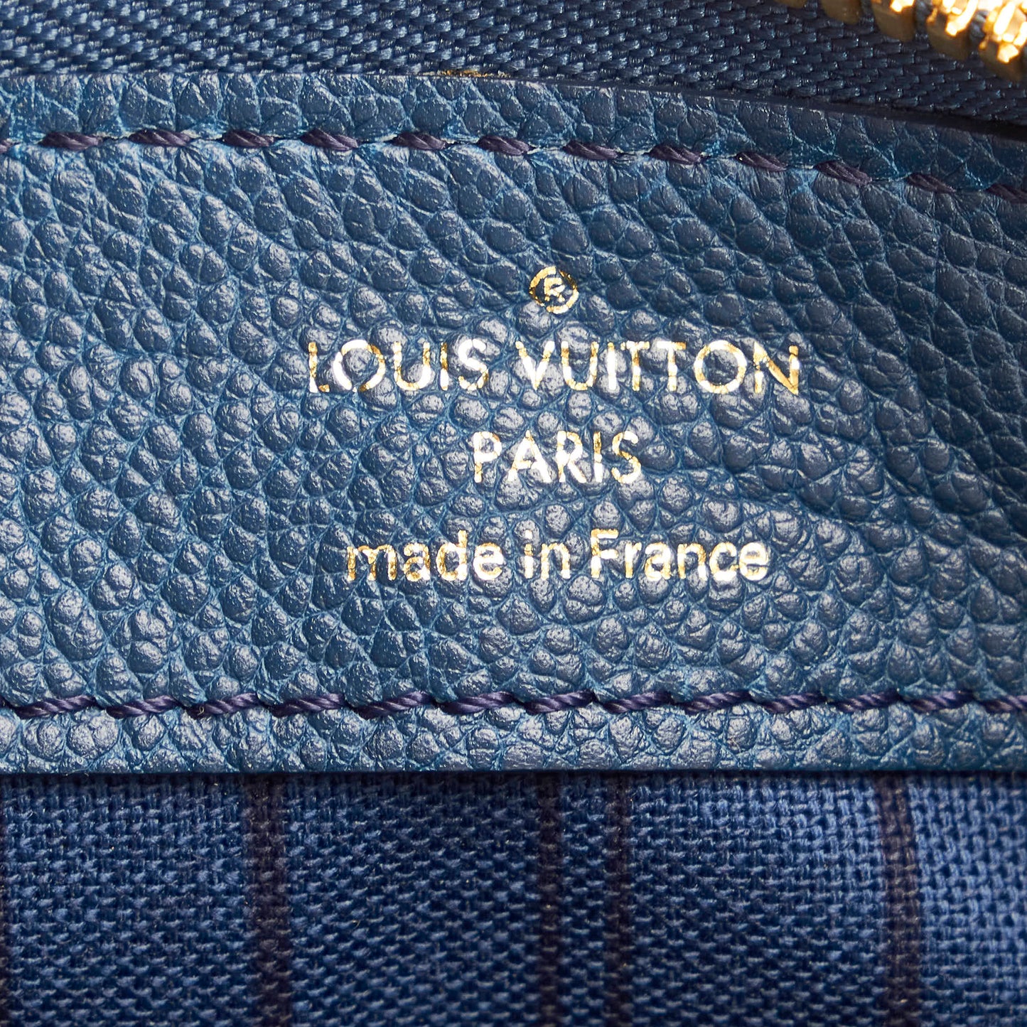 Monogram Empreinte Petillante Bleu Infini
