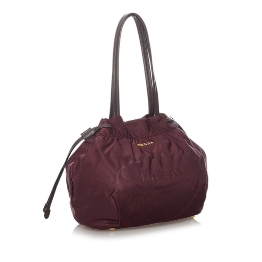 Canapa Tessuto Bow Shoulder Bag