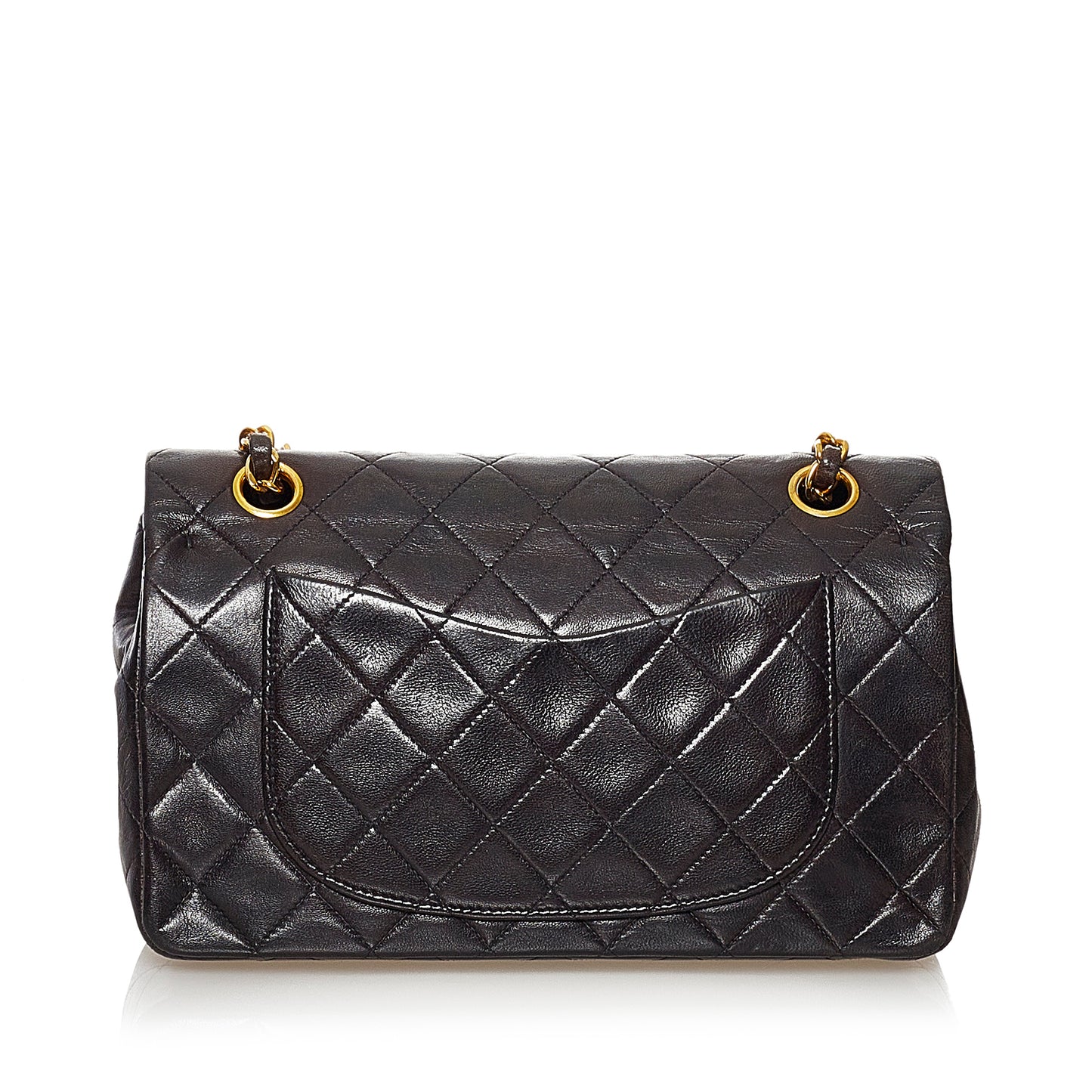 Small Classic Lambskin Double Flap