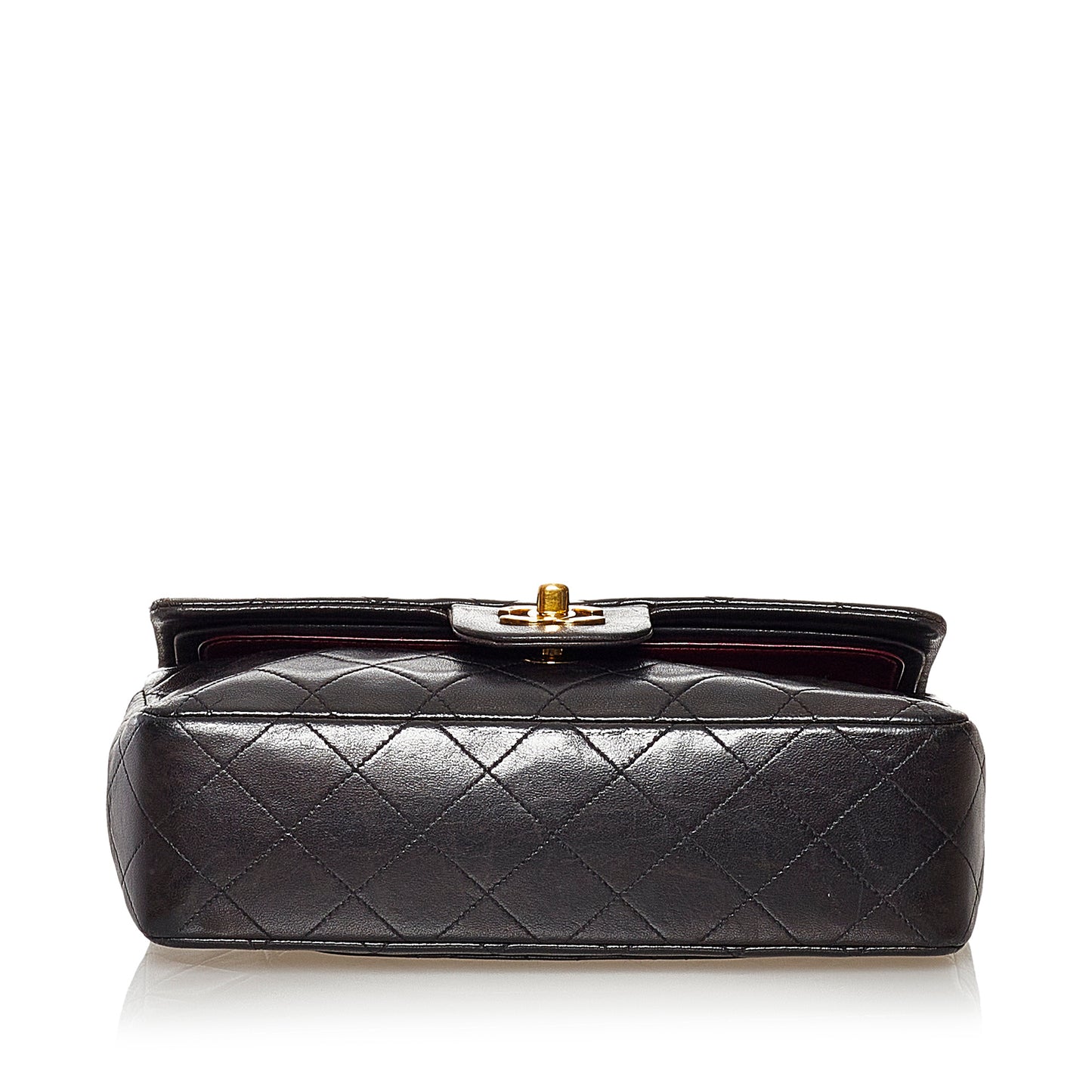 Small Classic Lambskin Double Flap
