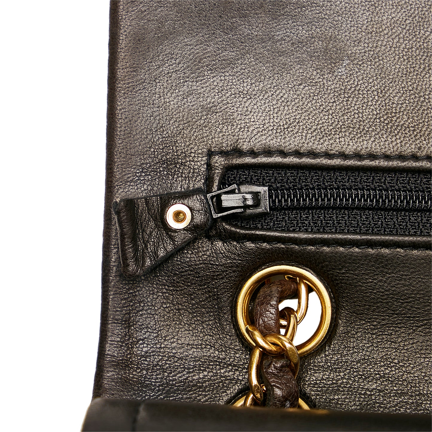 Small Classic Lambskin Double Flap