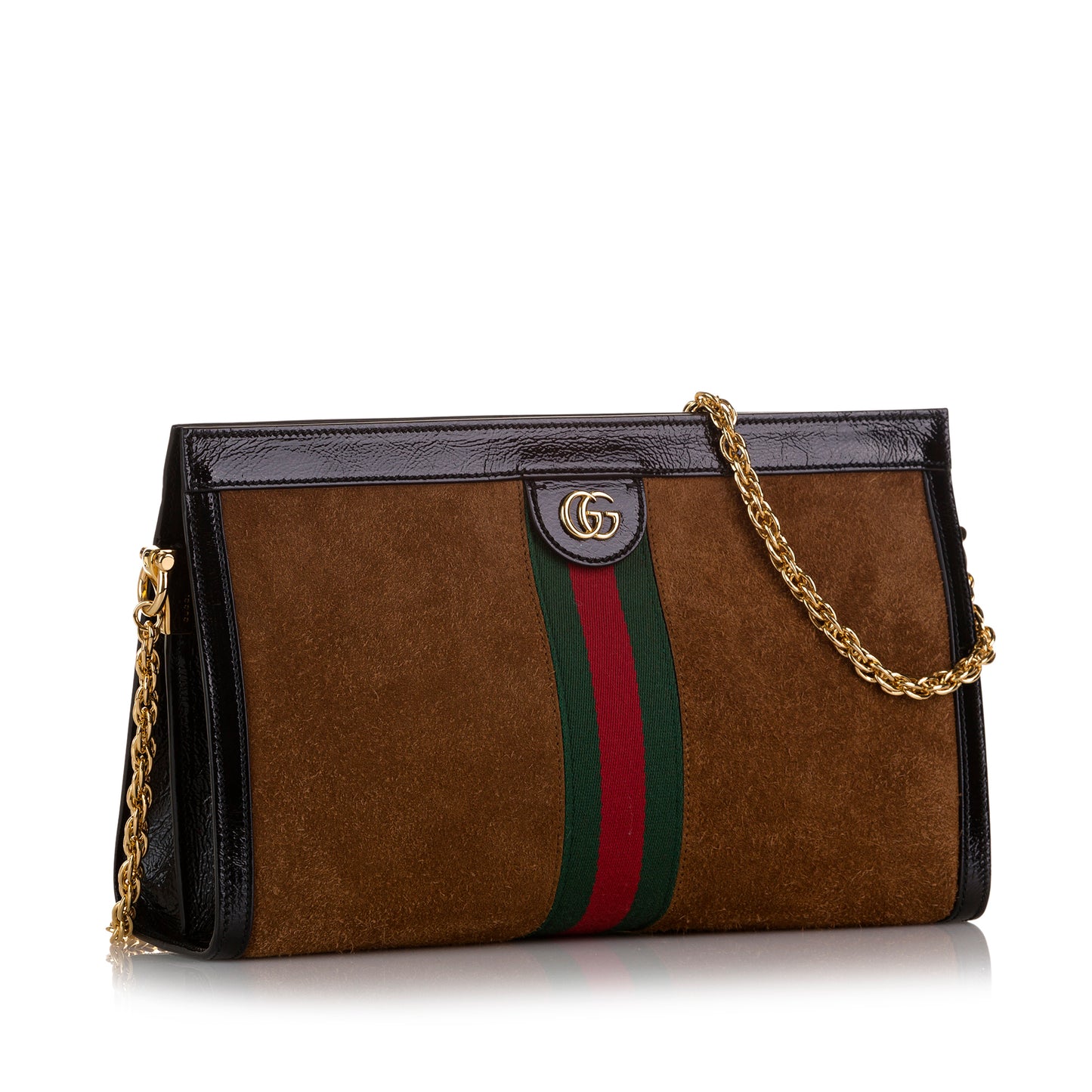 Small GG Suede Ophidia Chain Crossbody Bag
