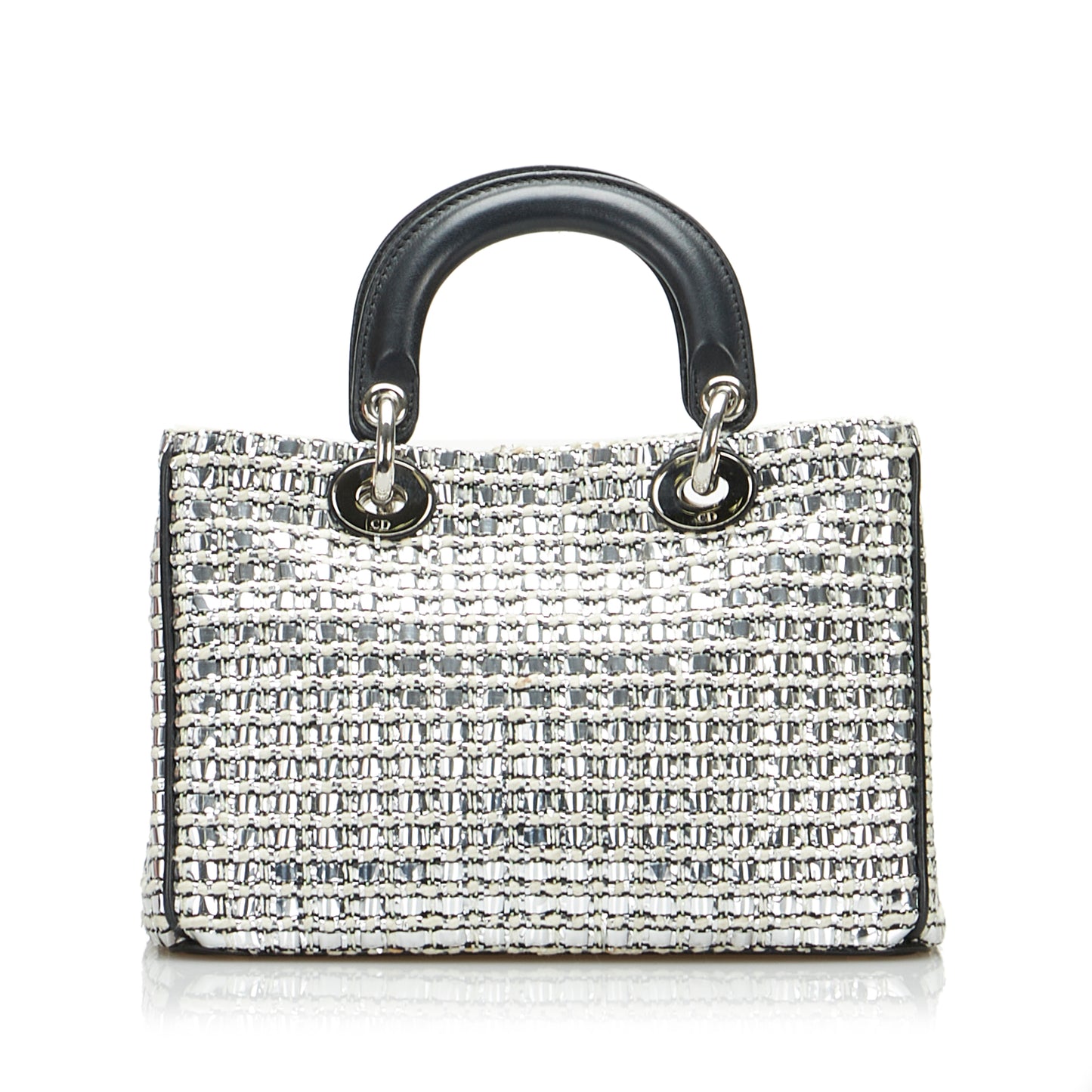 Lady Dior Patchwork Metallic Satchel