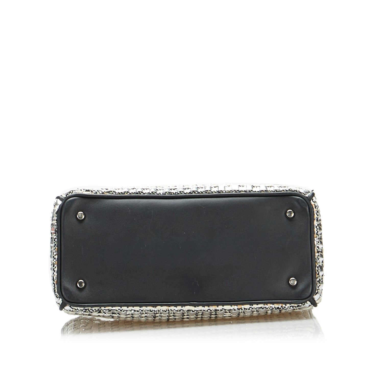 Lady Dior Patchwork Metallic Satchel