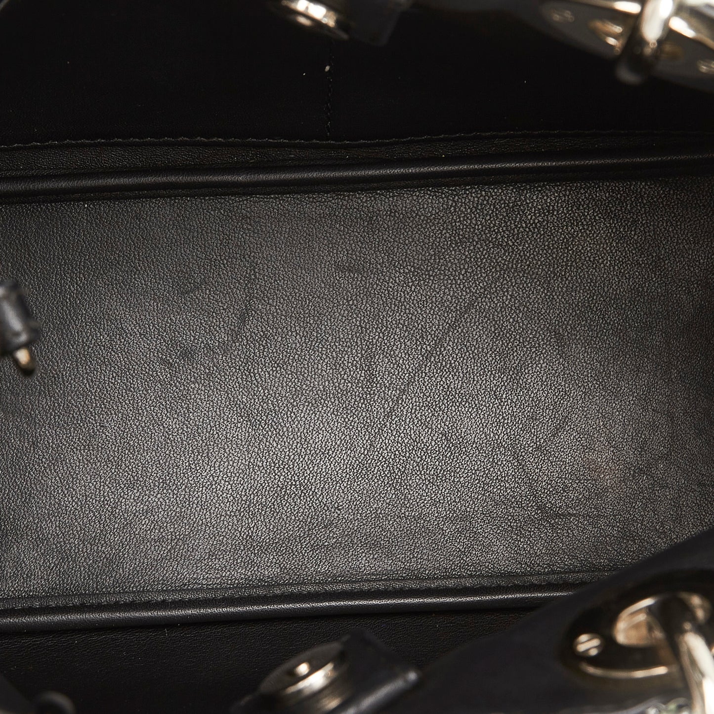 Lady Dior Patchwork Metallic Satchel