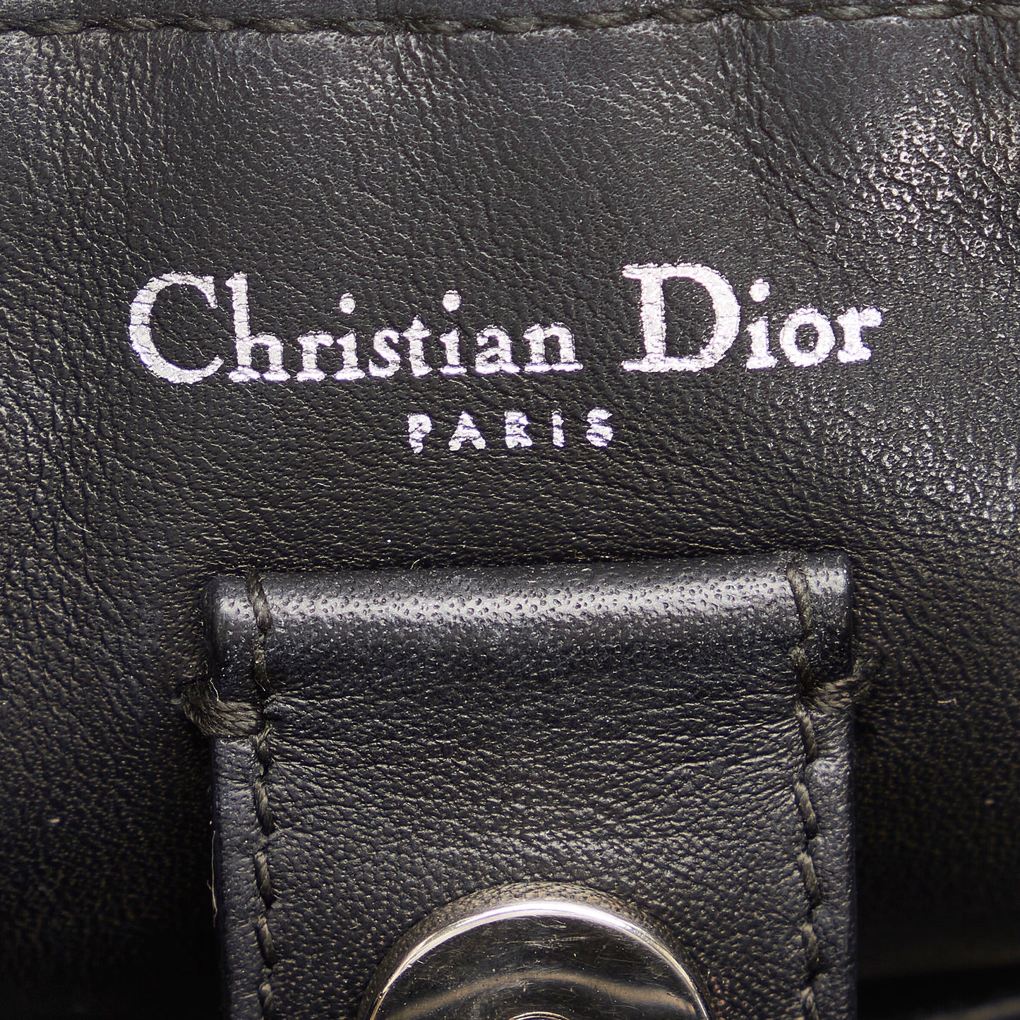 Lady Dior Patchwork Metallic Satchel