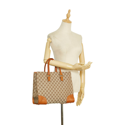 GG Canvas Nailhead Tote