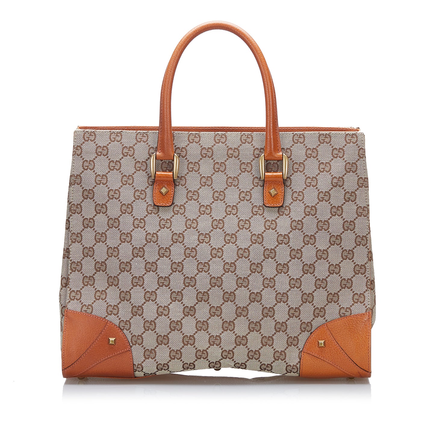 GG Canvas Nailhead Tote
