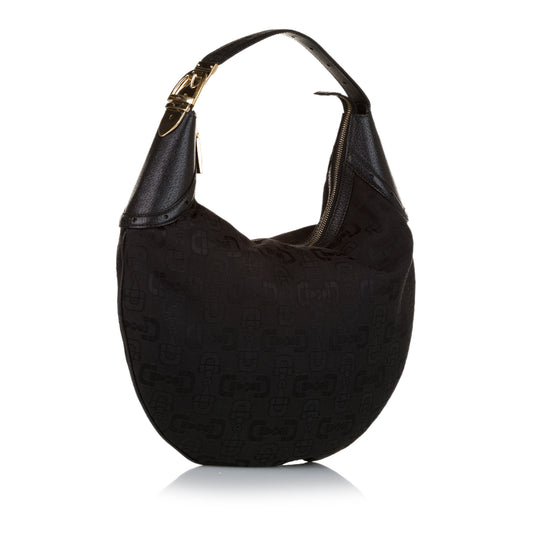 Horsebit Jacquard Glam Hobo