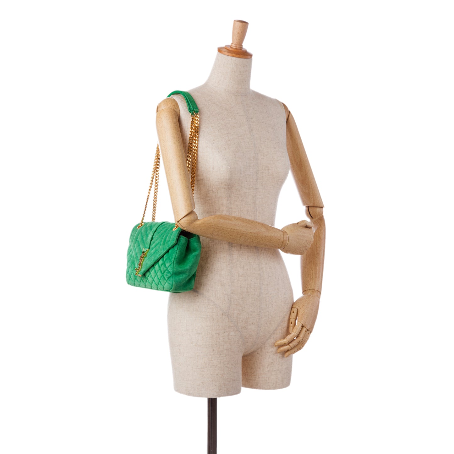 Triquilt Suede Shoulder bag