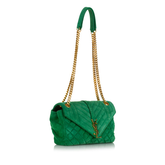 Triquilt Suede Shoulder bag