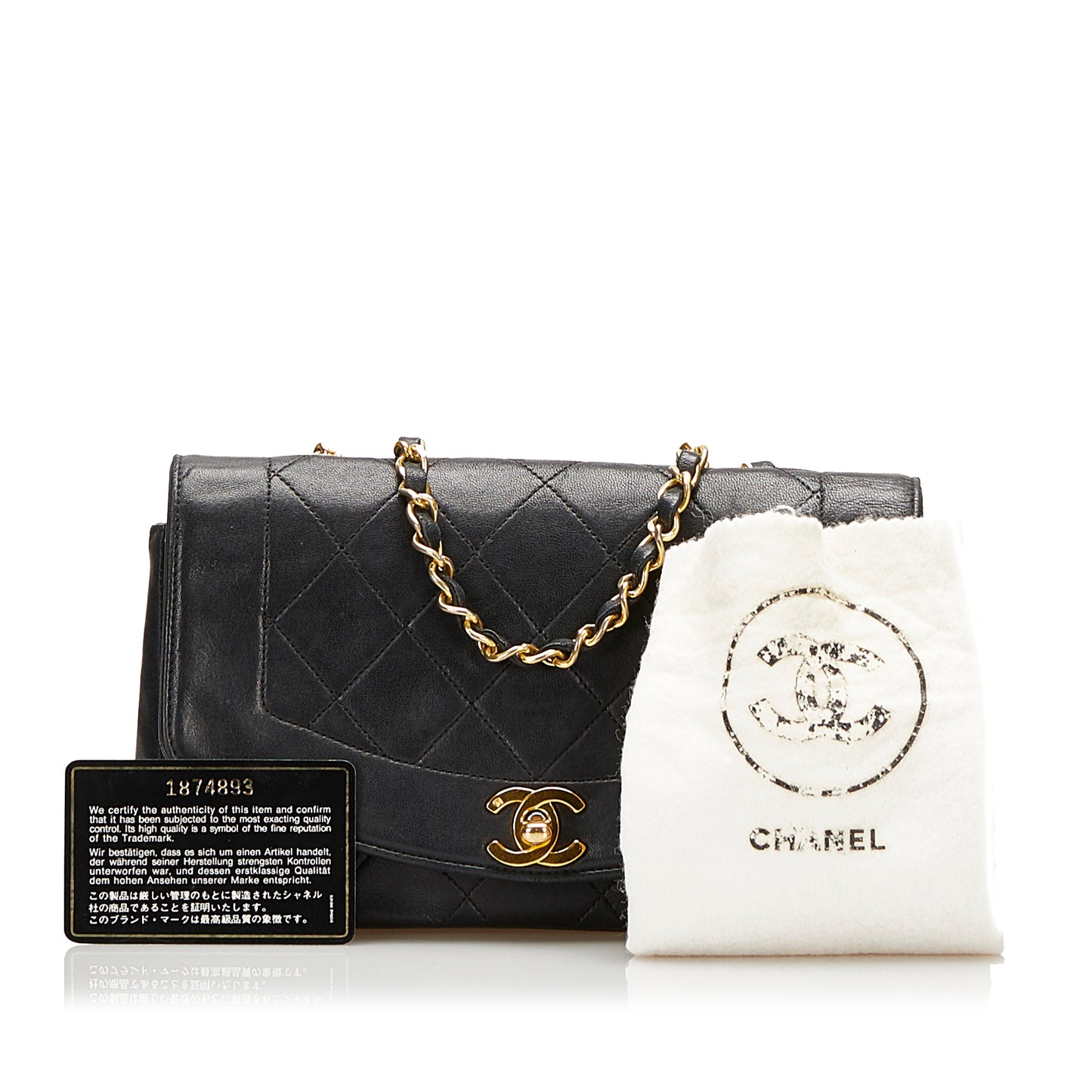 Small Diana Flap Crossbody Bag
