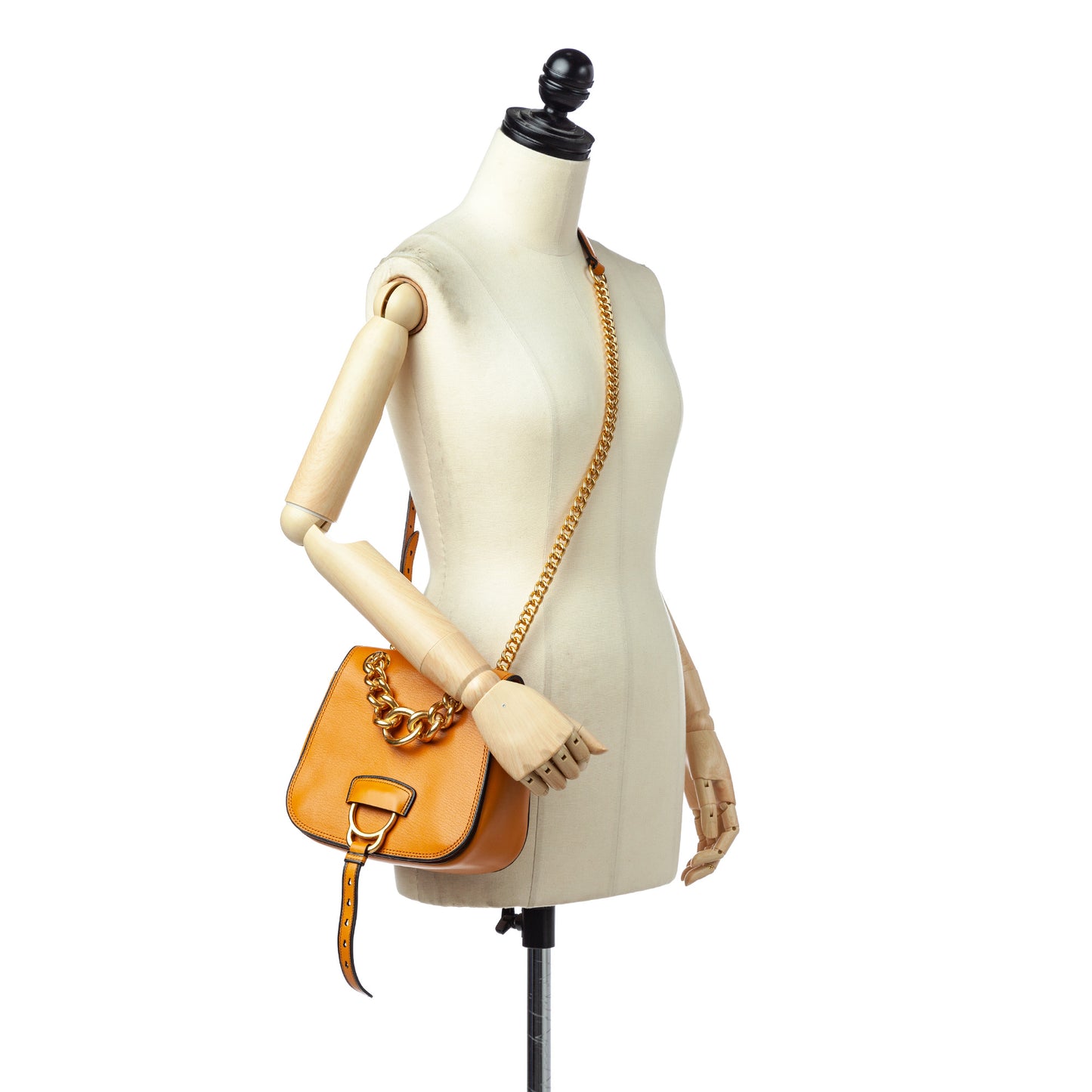 Madras Dahlia Leather Crossbody Bag