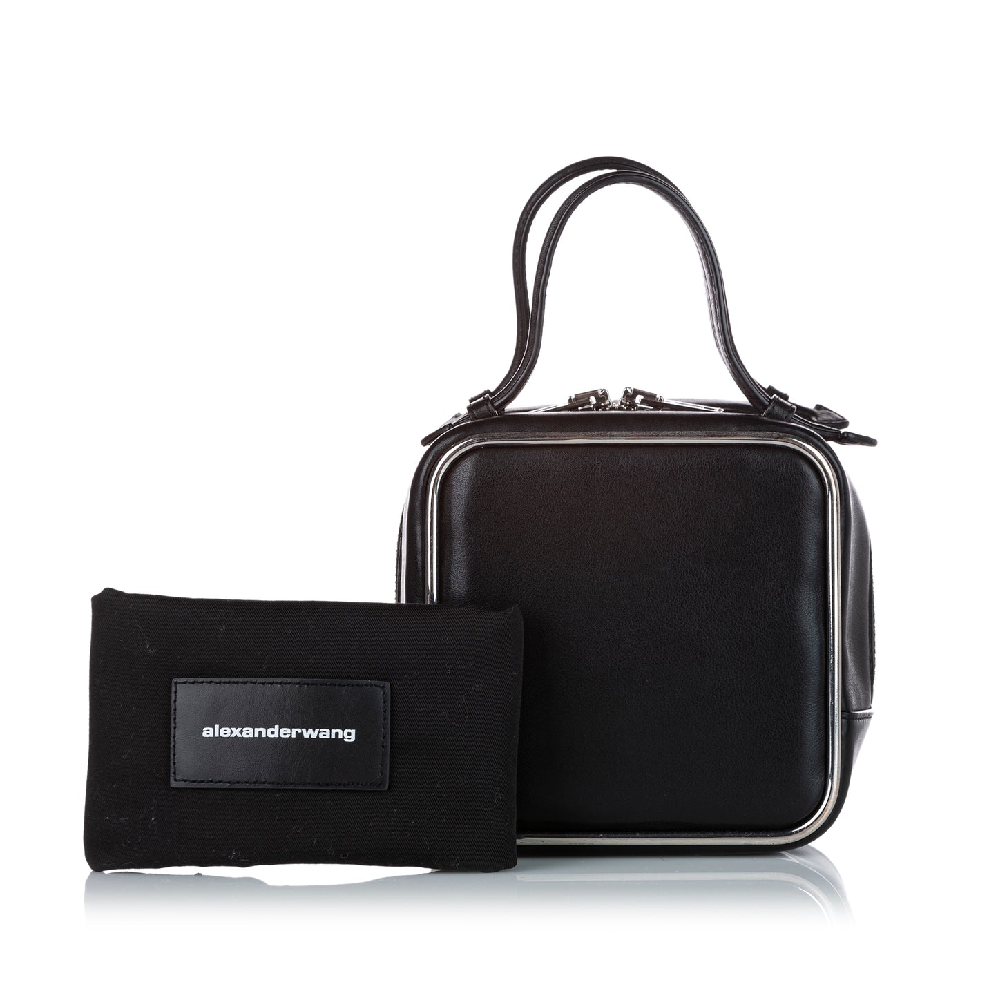 Halo Square Leather Handbag