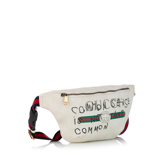 2018 Logo Leather Belt Bag