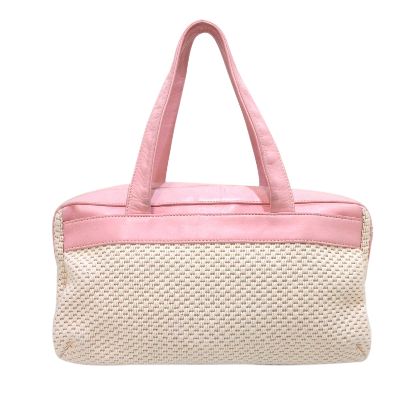 Textured Cotton Shoulder Bag