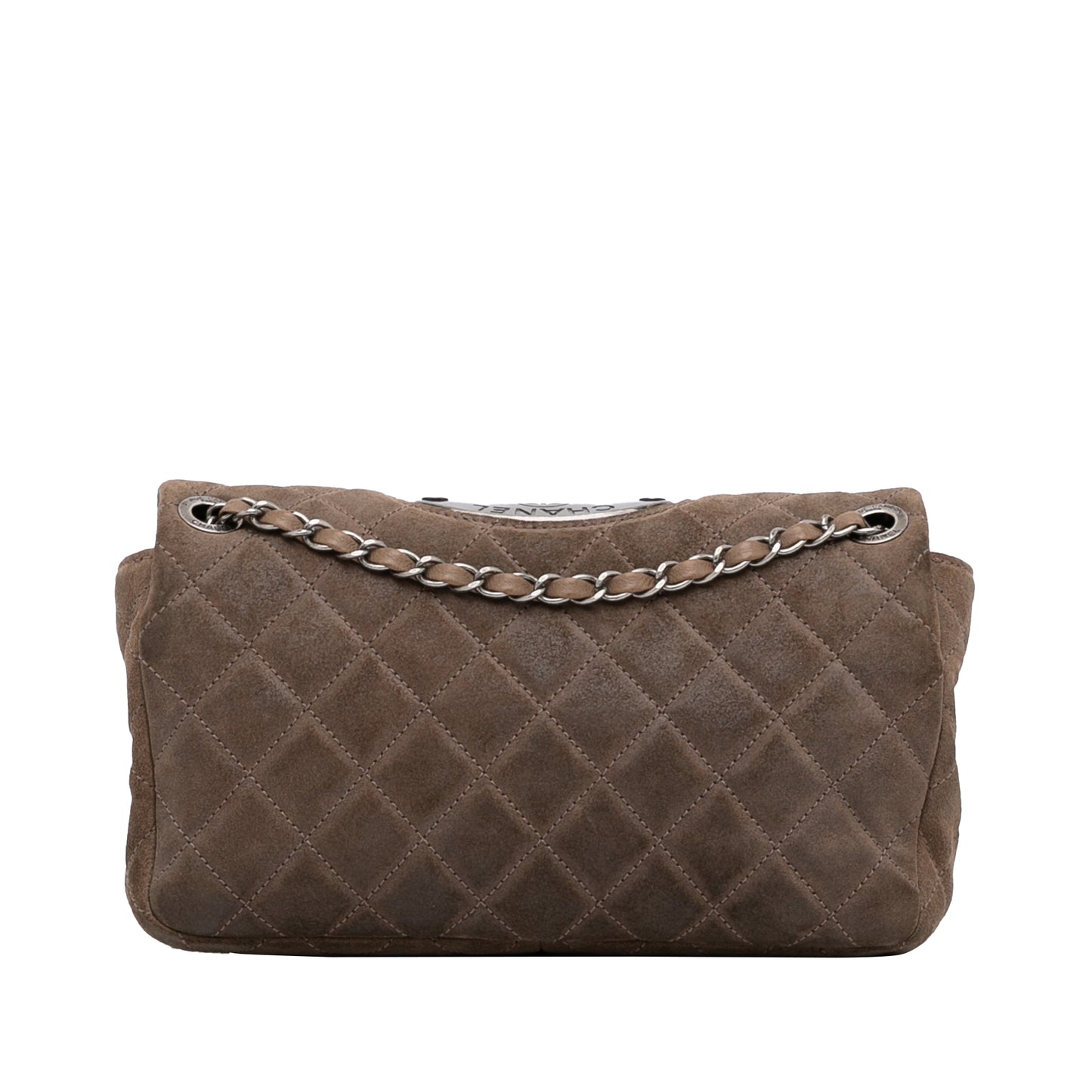 Small Classic Suede Double Flap