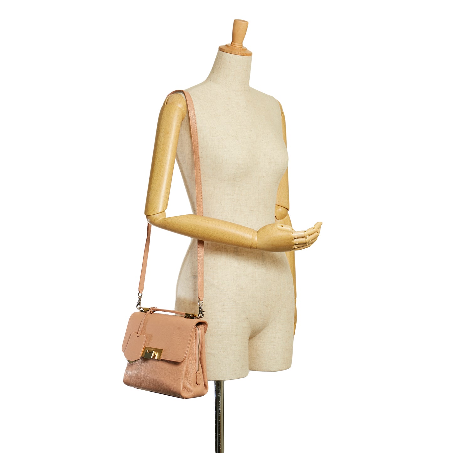 Mini Soft Le Dix Cartable Leather Crossbody Bag