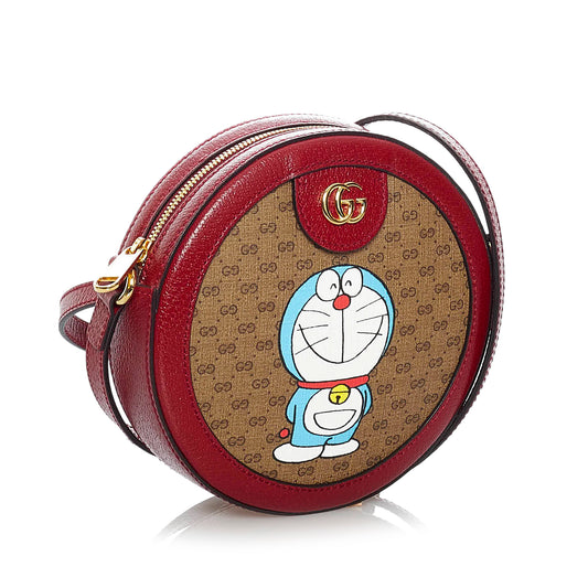 GG Marmont Doraemon Canvas Crossbody Bag