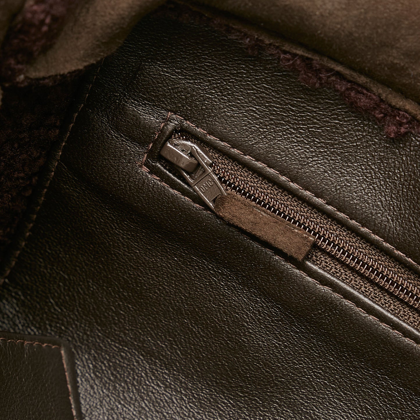 CC Suede and Shearling Tote