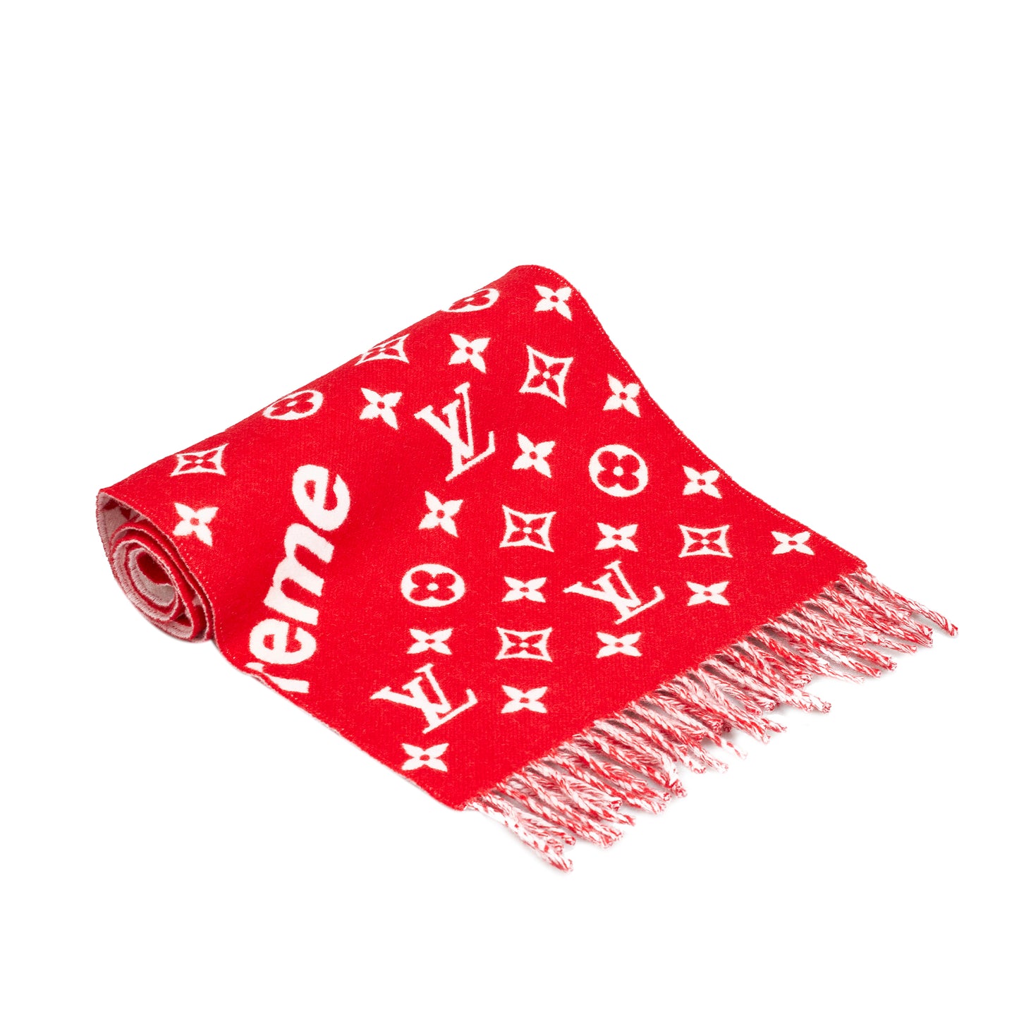Louis Vuitton x Supreme Monogram Wool Scarf