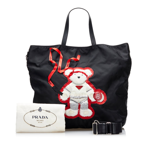 Beijing Olympics Teddy Bear Tessuto Tote