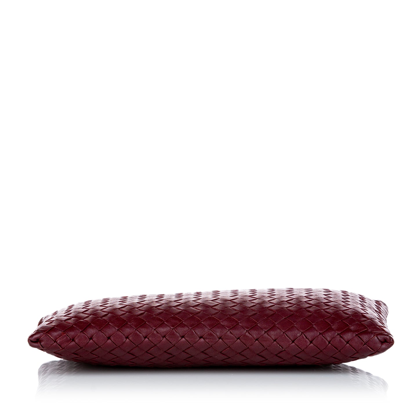Intrecciato Leather Clutch Bag