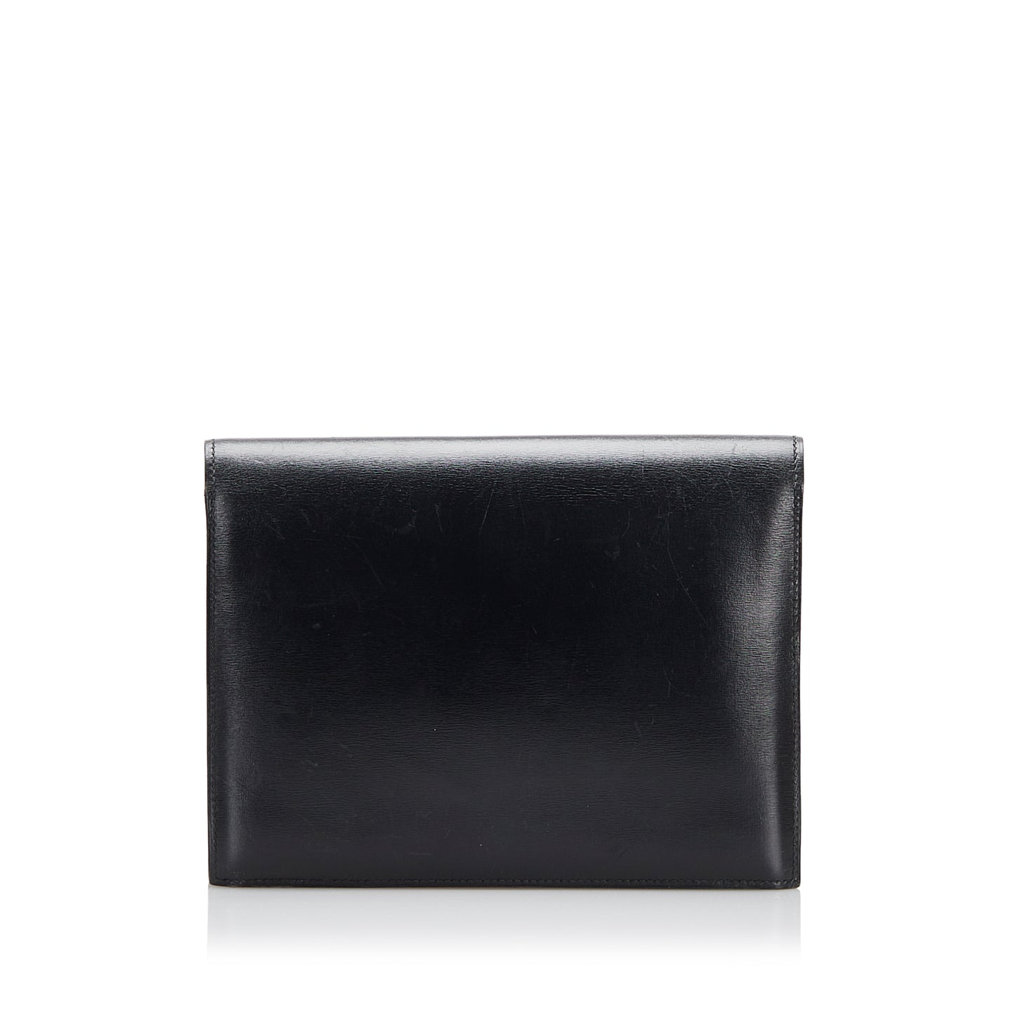 Box Calf Leather Clutch Bag
