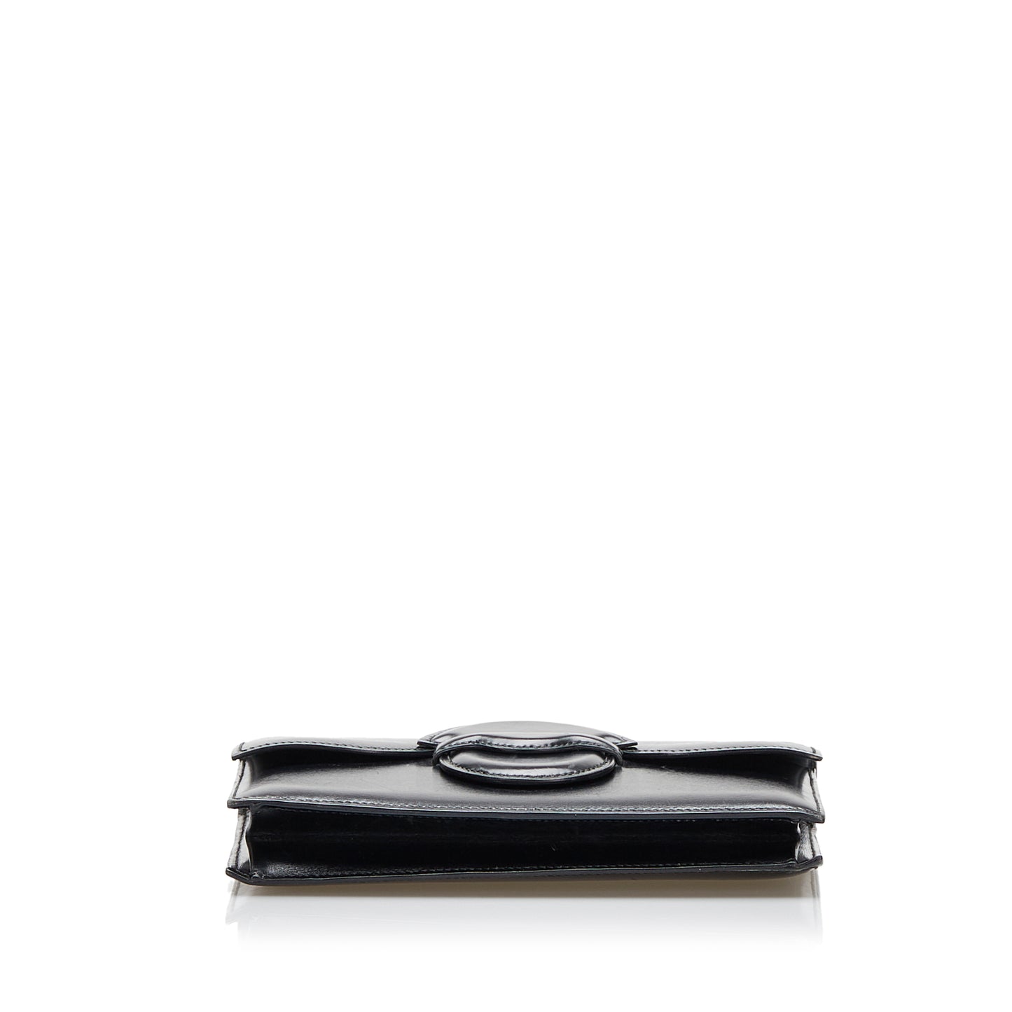Box Calf Leather Clutch Bag