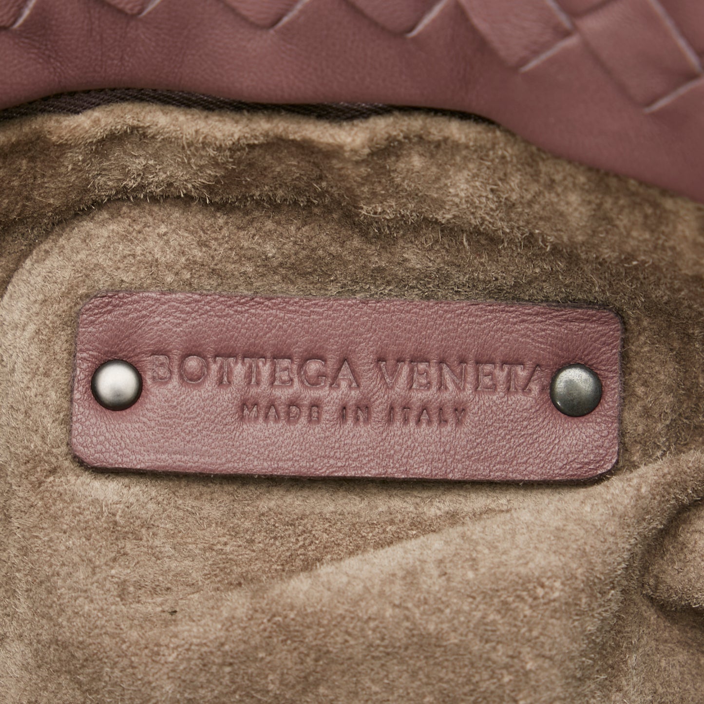 Intrecciato Leather Tote Bag
