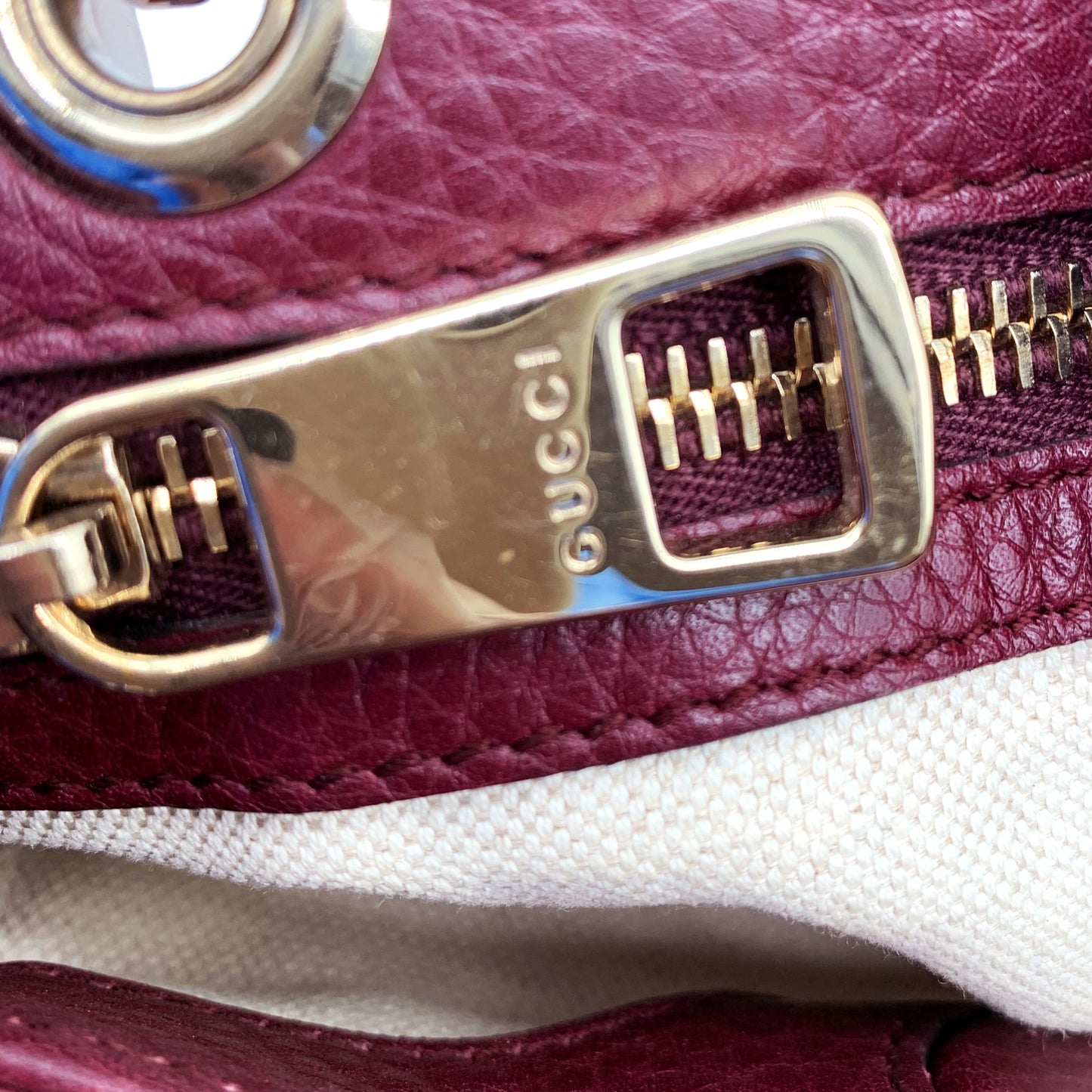 Bamboo Shopper Leather Satchel