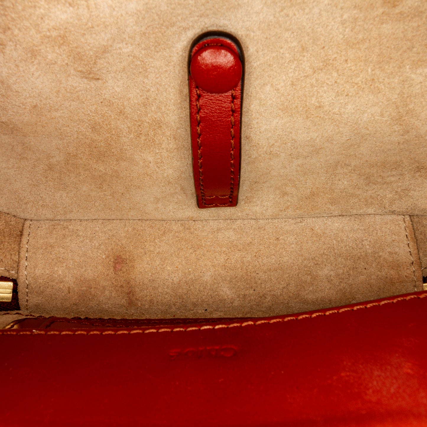 Mini C Leather Crossbody Bag