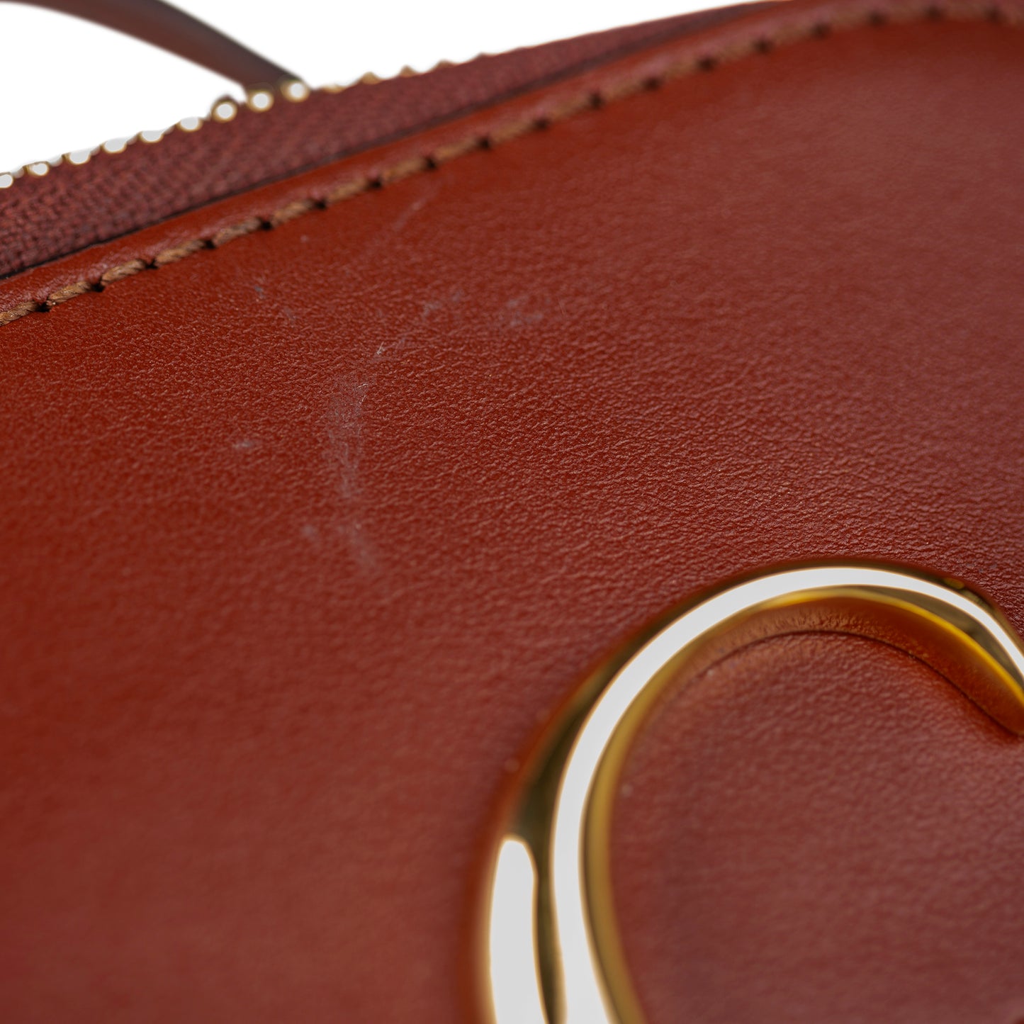 Mini C Leather Crossbody Bag