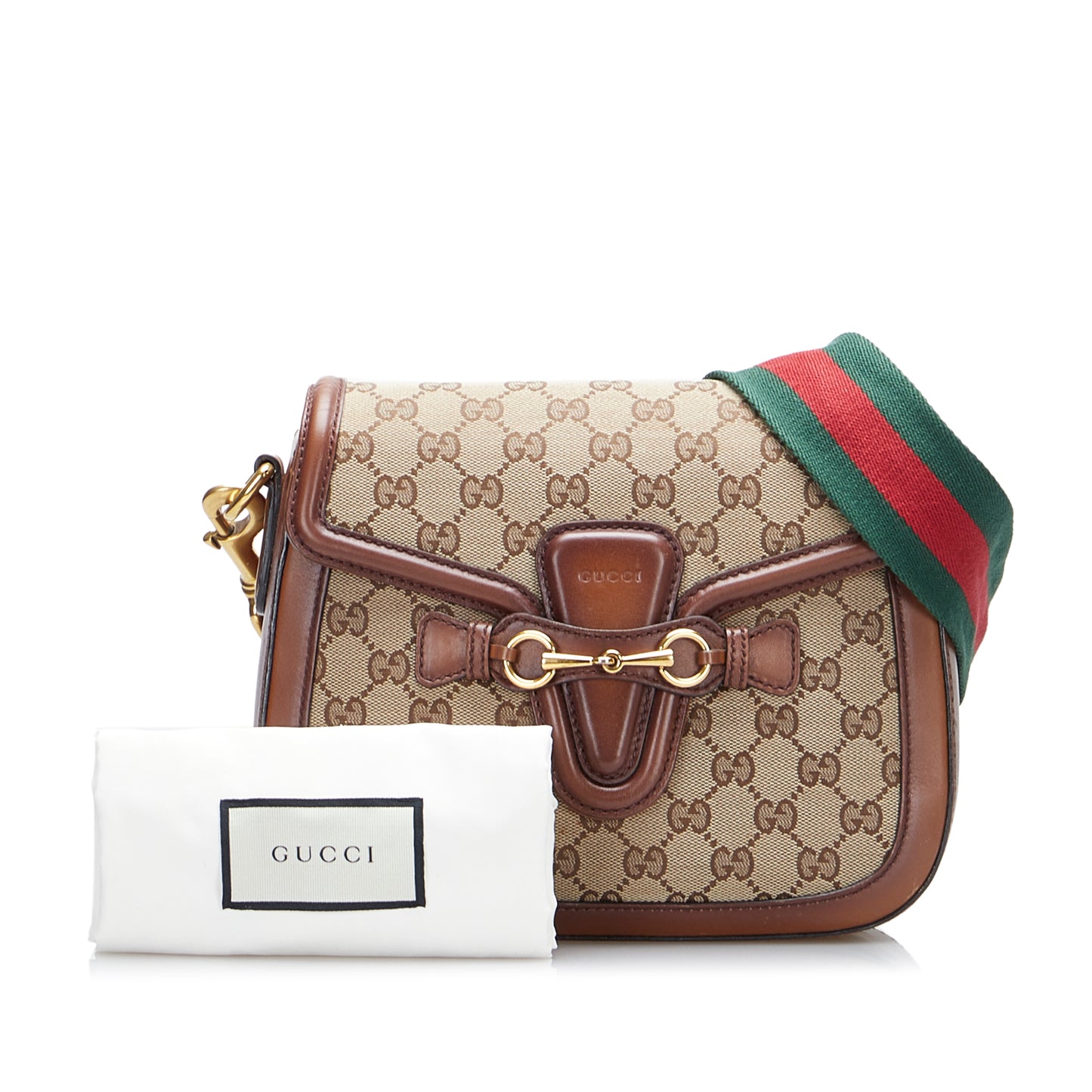 Medium GG Canvas Lady Web Crossbody