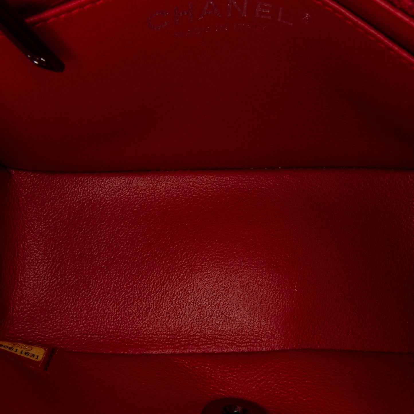 Mini Square Classic Lambskin Flap