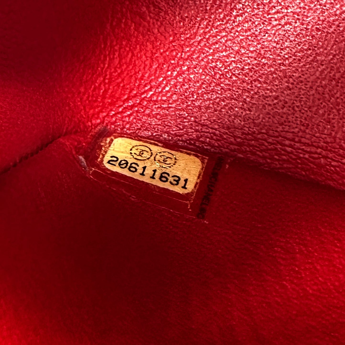 Mini Square Classic Lambskin Flap