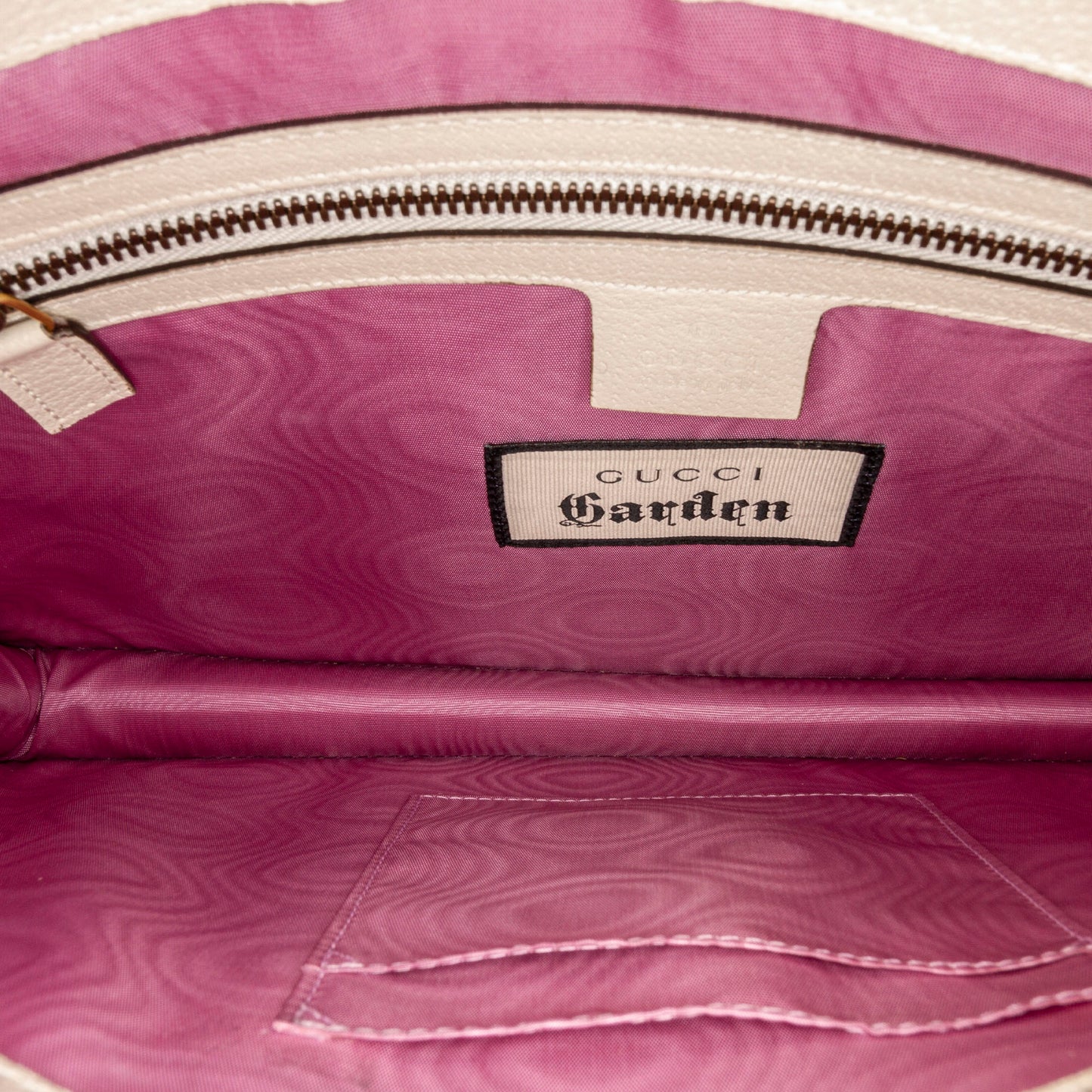 Garden Bat Leather Clutch